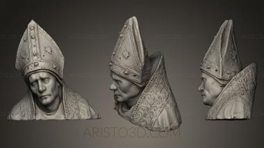 Busts and heads antique and historical (BUSTA_0133) 3D model for CNC machine